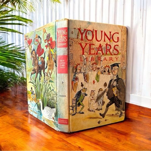 VINTAGE Young Years Library Book Set Best Loved Fairy Tales & Mother’s Guide - Picture 3 of 16